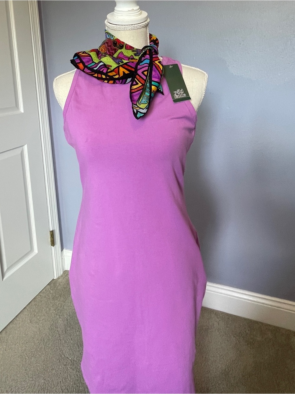 NWT Wild Fable Vibrant Pink Bodycon Mini Dress size XXL